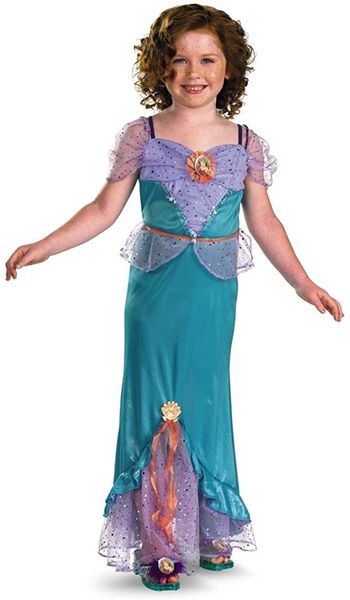 Disney Little Mermaid Ariel Costume Dress, Girls size small 4-6 - Halloween - Purim