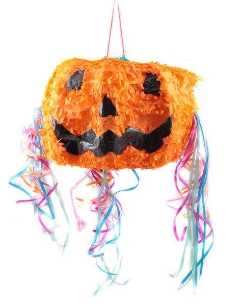 *Pumpkin Pinata, Jack o Lantern, Orange - Halloween Sale