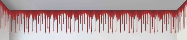 BOGO SALE - Blood Dripping Backdrop 20ft, Wall Decoration - Halloween Sale