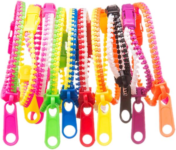 Zipper Bracelets, 4ct - Fidget Toys