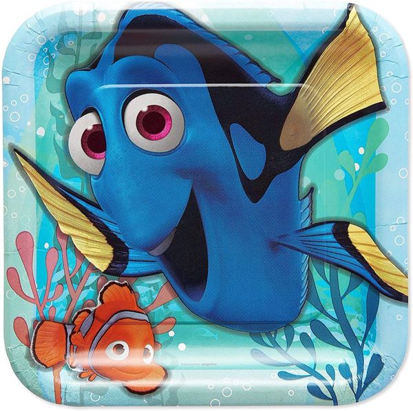 Limited Finding Dory Luncheon Plates, 9in, 8ct - Discontinued