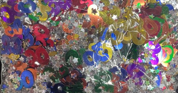 *30th Birthday Table Confetti Sprinkle Decoration