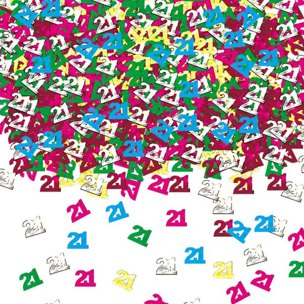 *21st Birthday Table Confetti Sprinkle Decoration