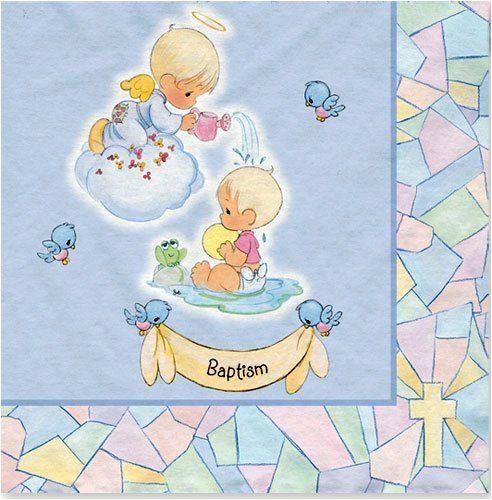 BOGO SALE - Rare Precious Moments Baptism Party Luncheon Napkins, 16ct - Christening