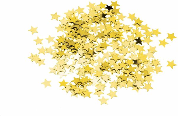 Gold Stars Table Confetti Sprinkle Decoration