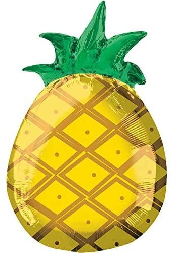 *Pineapple Shape Balloon, 21in - Tropical Luau Party - Fruit