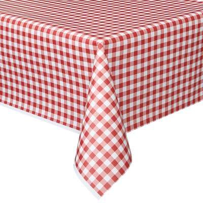 BOGO SALE - Country Party - Red Gingham Picnic Table Cover - 54x108in