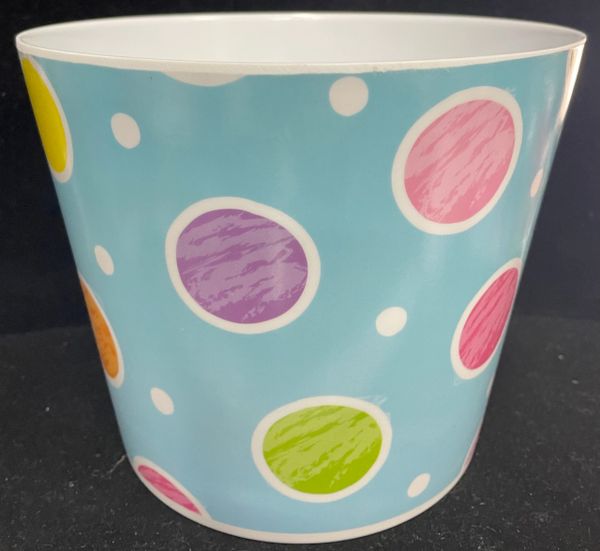 Colorful Dots Pot Cover, Pail, 5.5in - Easter