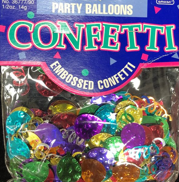 Multicolor Balloons Table Confetti Sprinkle Decoration