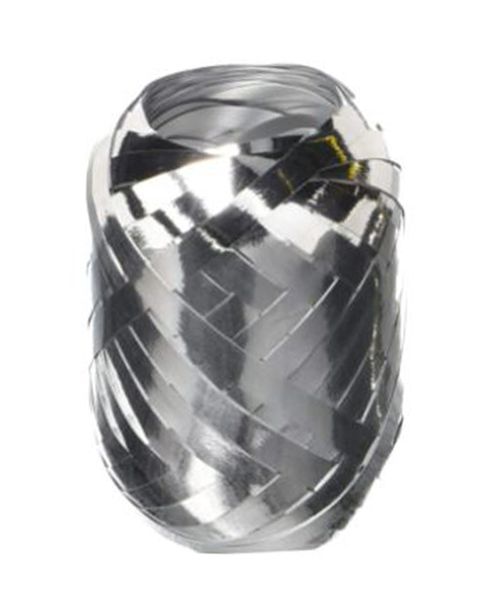 Metallic Silver Curling Ribbon - 50ft