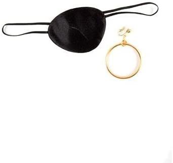 *Pirate Eyepatch with Earring Costume Accessory - Halloween