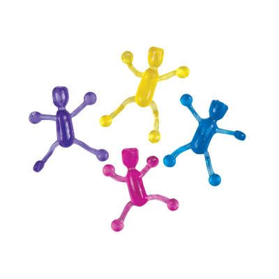 Sticky Wall Climbers, Toy Party Favors, 8ct