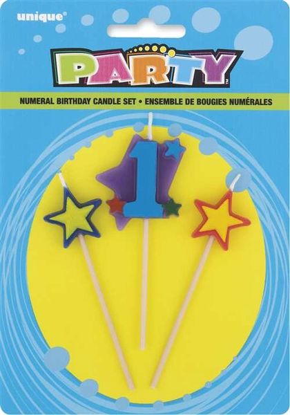 1st Birthday Candle Pick Number Candle, Birthday Candles