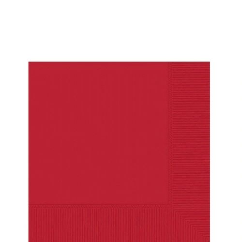 Red Party Napkins - 20ct, 3-ply - Holiday - Valentine - Love