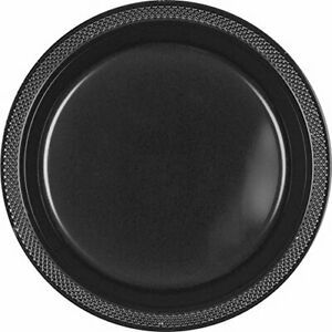 BOGO SALE - Black Party Plates, Cake, Luncheon, Sectional..