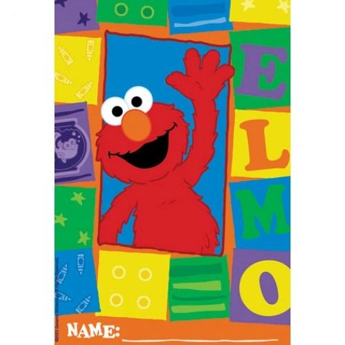 BOGO SALE - Rare Sesame Street Elmo Birthday Party Favor Loot Bags, 8ct - 2006 - Licensed