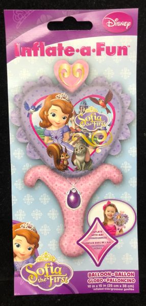 *Princess Sofia the First, Inflate-A-Fun Air Fill Balloon, 12in