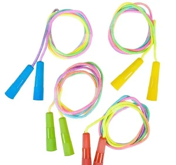 DONATED - Rainbow Jump Rope, 7ft - 1ct