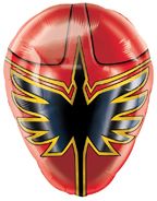 *Power Ranger Helmet Shape Foil Balloon 20in