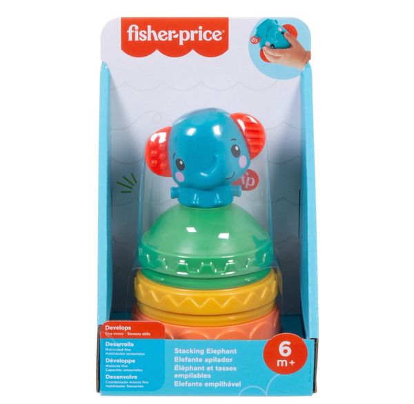 Fisher Price Stacking Elephant Infant Toy