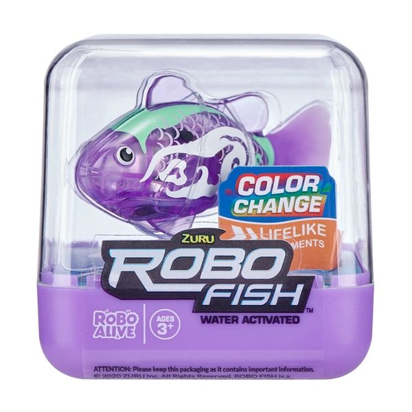 Zuru Robo - Electronic Interactive Fish, Lavender