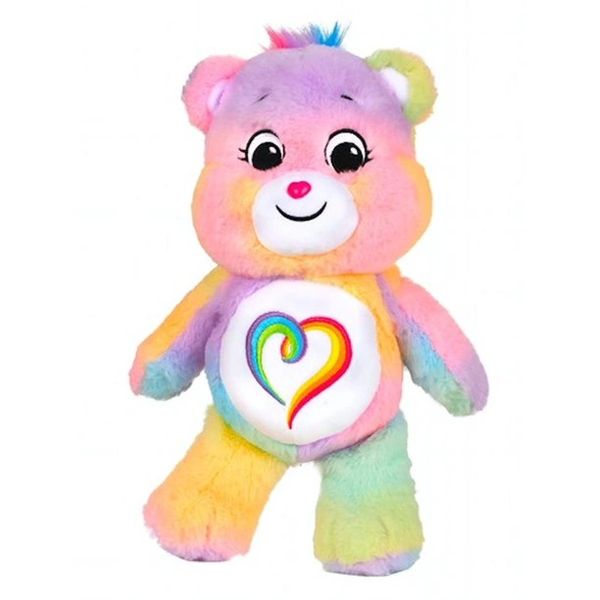 Care Bear Bean Plush, Rainbow, 9in