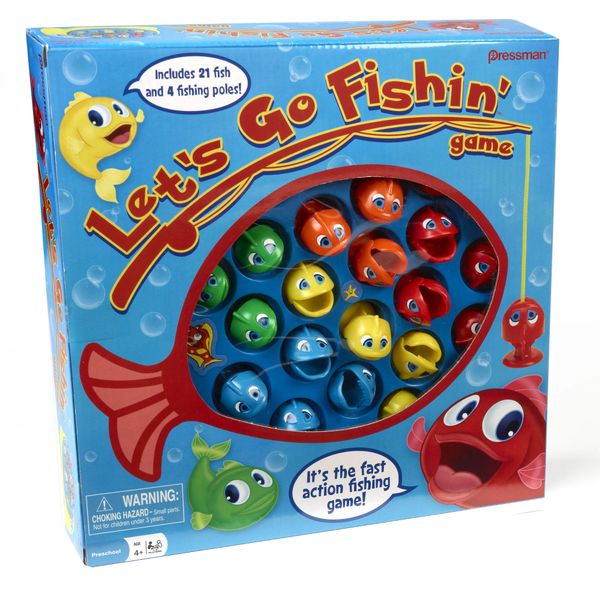 *Let’s Go Fishing Game - Family Fun - Preschool - By Pressman