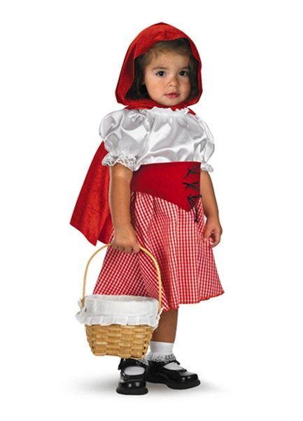 Little Red Riding Hood Fairy Tale Costume, Toddler Girl 12-18 months - Purim - Halloween Sale - under $20
