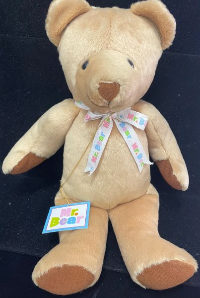 Mr. Bear, Brown Teddy Bear Plush, 13in, North American Bear Company - 1995  - Discontinued | Mime's Fun Shop