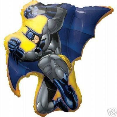 (#41) Batman in Action Super Shape Foil Balloon, 33in - Licensed