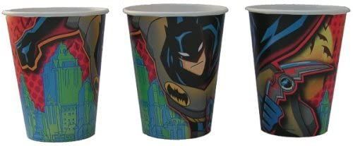 *Rare Batman Begins Party Cups, 8ct - 9oz, 90's