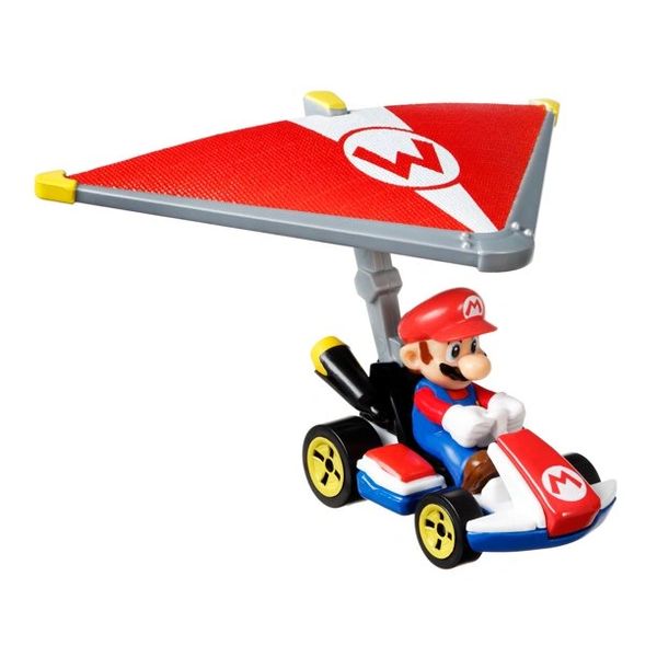 DieCast Hot Wheels Mario Kart Mario Standard Kart Super Glider - Race Car - Toy Sale