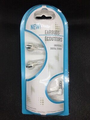 White Stereo Earbuds