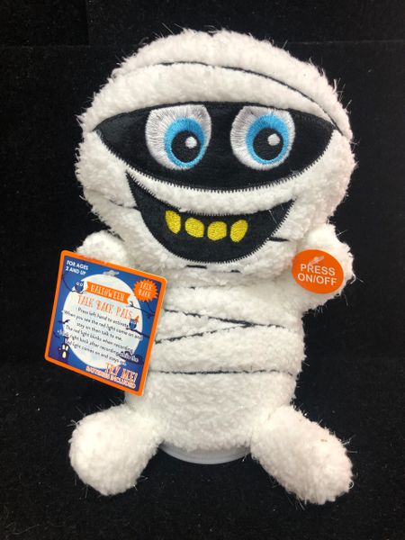 *Halloween Talk Back Pals, Animated Mummy Plush, 8in - Novelty