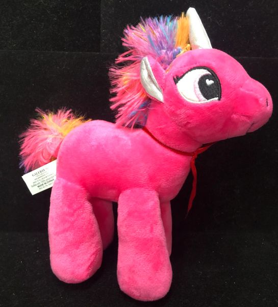 *Pink Unicorn Pony Horse Plush, 9in