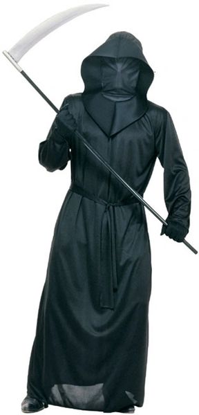 Kids Black Mesh Face Robe Costume - Halloween Sale - under $20