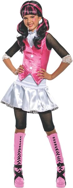 *Monster High Draculaura Costume, Girls Large - After Halloween Sale