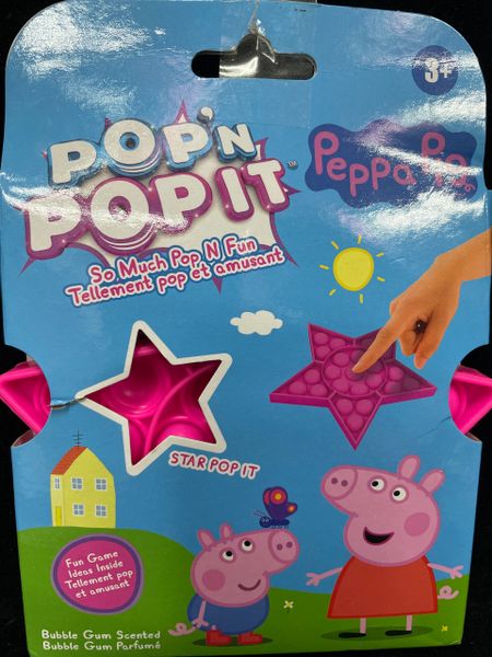 Pop - Pig Pop It Pink Star Shape Fidgets | Mime's Fun