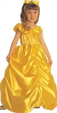 Beauty and the Beast Princess Belle Costume, Toddler Girl Size 2T-4T, Licensed - Halloween Sale - under $20