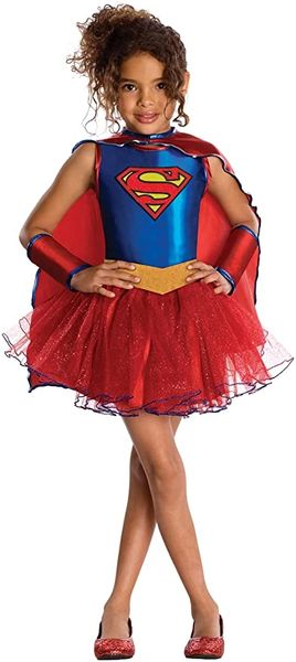 Supergirl Tutu Costume, Girls Superhero - Licensed - Halloween Sale