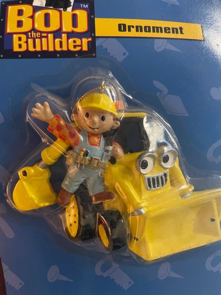 *Rare Bob the Builder Ornament, Tractor Truck, Yellow, 2002 - by Kurt S. Adler