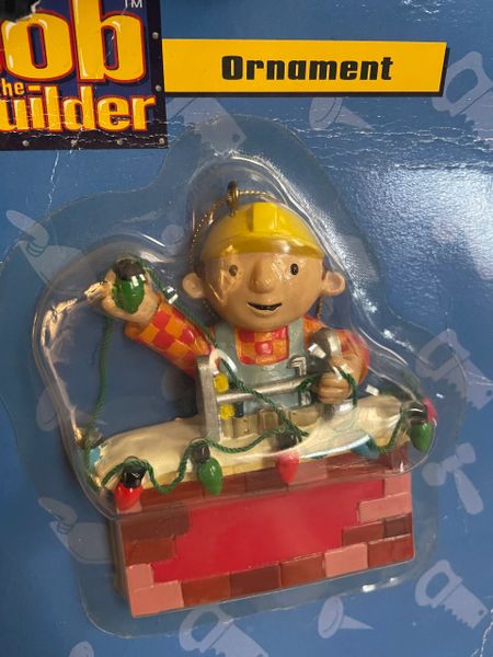 *Rare Bob the Builder Ornament, Chimney, String Lights, 2002