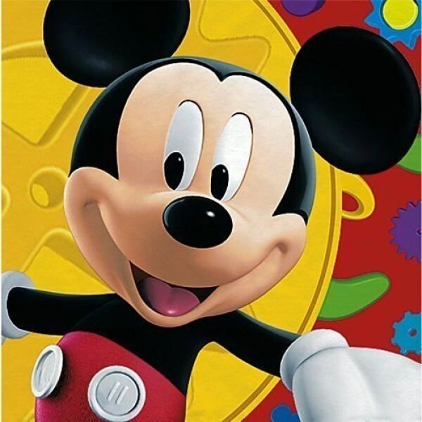 Rare Disney Mickey Mouse Clubhouse Birthday Party Luncheon Napkins, 16ct