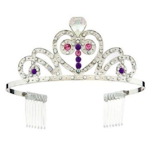 *Disney Sofia The First Tiara Costume Accessory, Girl's - Silver Metal Tiara - Halloween