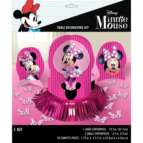 Minnie Mouse Birthday Party Table Decorating Kit