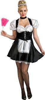 *Plus Size Unisex French Maid Costume, Women's - Halloween