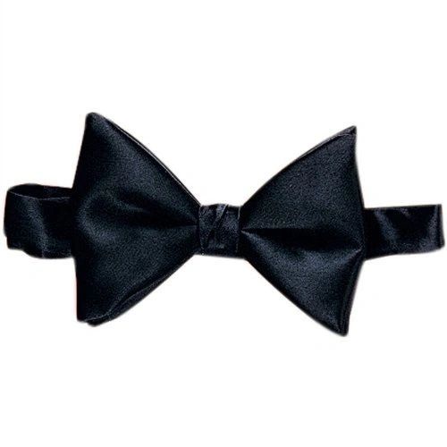 Black Satin Formal Bow Tie - Purim - After Halloween Sale - under $20