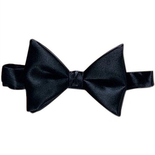 *Black Satin Formal Bow Tie - Halloween Spirit