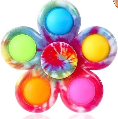 Tie Dye Fidget Spinner Toy