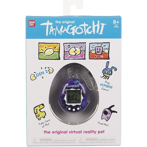 Tamagotchi Electronic Game Toy, Blue - Age 8+